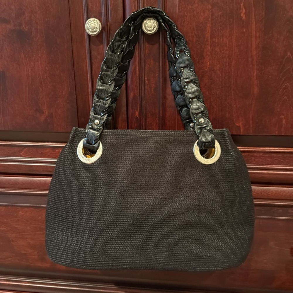Eric Javits Black large woven Handbag
